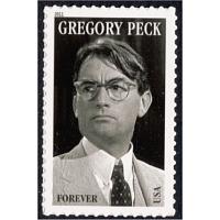#4526 Gregory Peck, Legends of Hollywood, Single Stamp