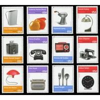 #4546a-l Pioneers Of American Industrial Design, Set of 12 Singles