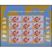 #4623 Lunar New Year, Year of the Dragon, Souvenir Sheet of 12