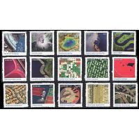 #4710a-o Earthscapes, Set of 15 Single Stamps