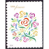 #4764a Where Dreams Blossom - Flowers, 2014 Year Date