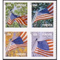 #4785c Flag for All Seasons, Block of 4 (Sennett) 2013