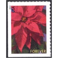 #4816 Poinsettia Plant, Booklet Single (2013)