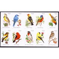 #4891a Songbirds, Block of Ten