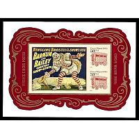 #4905c Circus Poster Souvenir Sheet, With Die Cuts (Rare)