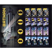 #4928-35 Batman, Souvenir Sheet of 20 Stamps