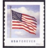 #5053 US Flag, Potter Coil, Die Cut 9½ Vertically