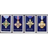 #5065-68 Honoring Extraordinary Heroism: The Service Cross Medals, Set of Four Singles