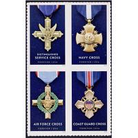 #5068a Honoring Extraordinary Heroism: The Service Cross Medals, Block of Four
