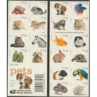 #5106-5125 Pets Stamps, Set of 20 Different Single Stamps