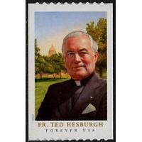 #5242 Father Theodore Hesburgh, Notre Dame President, Coil Version