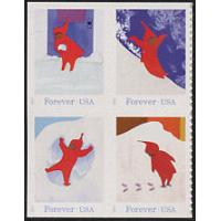 #5246a The Snowy Day, Ezra Jack Keats, Block of Four