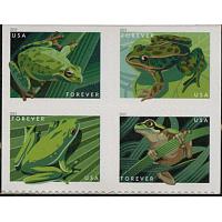 #5398b Frogs, Block of Four