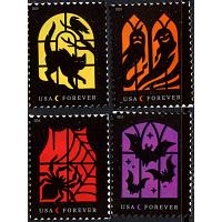 #5420-23 Spooky Silhouettes, Set of Four Singles