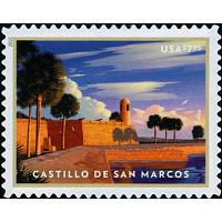 #5554 Castillo De San Marcos, Single Stamp