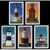 #5621-25 Mid-Atlantic Lighthouses, Set of Five Singles
