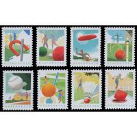 #5627-34 Backyard Games, Set of Eight Singles