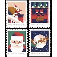#5644-47 A Visit from St. Nick, Set of Four Singles