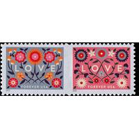 #5661a Love, Horizontal Pair 2022