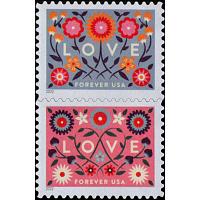 #5661a Love, Vertical Pair 2022