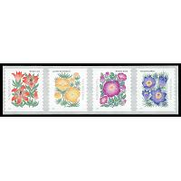 #5675a Mountain Flora,  Coil Strip of Four