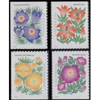 #5676-79 Mountain Flora, Set of Four Singles from Booklet