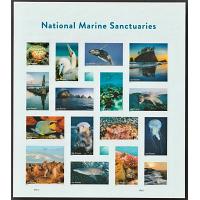 #5713 Marine Sanctuaries, Sheet of 16