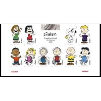 #5735c Charles M. Schulz, Peanuts Characters, Bottom 1/2 Sheet 10 Different Stamps