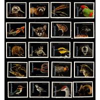#5799a-5799t Endangered Species, Set of 20 Single Stamps