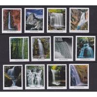 #5800a-l Waterfalls, Set of 12 Single Stamps