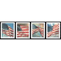 #5871-5874 Four Flags (Time of Day) Set of Four Coil Singles (APU)
