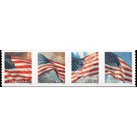 #5878a Four Flags (Time of Day), Coil Strip of Four (BCA)