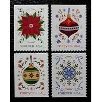 #5944b-1 Holiday Joy, Set of Four Single