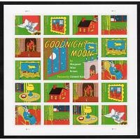 #6002 Goodnight Moon, Complete Sheet of 16 Stamps