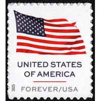 #6016 Flag, Sheet Stamp, Die cut 11¼x11, BCA