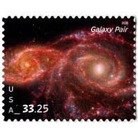 #6057 Galaxy Pair, Miniature Sheet of Four, Express Mail