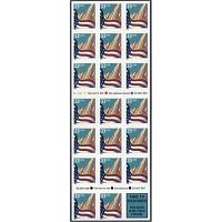 #3278e Flag/City, Booklet Pane of 20