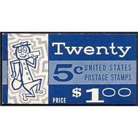 #BK114 Washington, Vending Booklet Slogan 2 Tagged