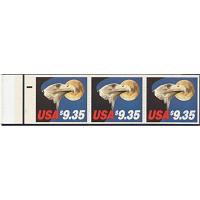 #BK140B Eagle, Booklet pane of 3