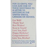 #BK155 Greetings Booklet