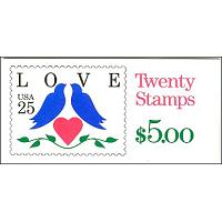 #BK169 Love, Doves & Heart, Plate #1211