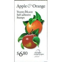 #BK284A Apple and Orange, Vending Book of 20