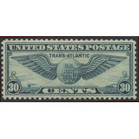 #C24 Winged Globe, Blue, Very Fine, NH