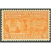 #E16, 15¢ Motorcycle Delivery, 11x10½