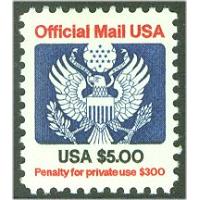 #O133 $5.00 Official Mail