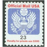 #O148 23¢ Official Mail