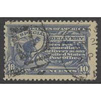 #E11b 10¢ Bicycle Grey Violet, USED