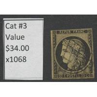 France # 3 Used, Scott Value: $34.00