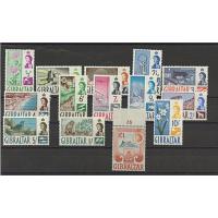 Gibraltar #147-160 Definitive Complete Set of 14