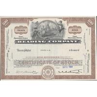 Stock Certificate, Reading (RR) Company